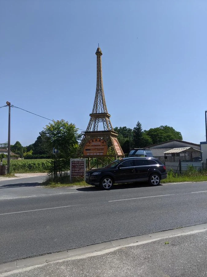 Tower at an aluminium company, Soussans