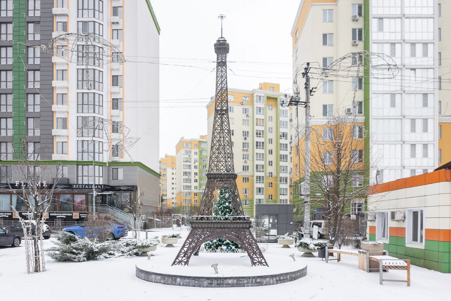 Residential complex European city — Kriukivschshyna