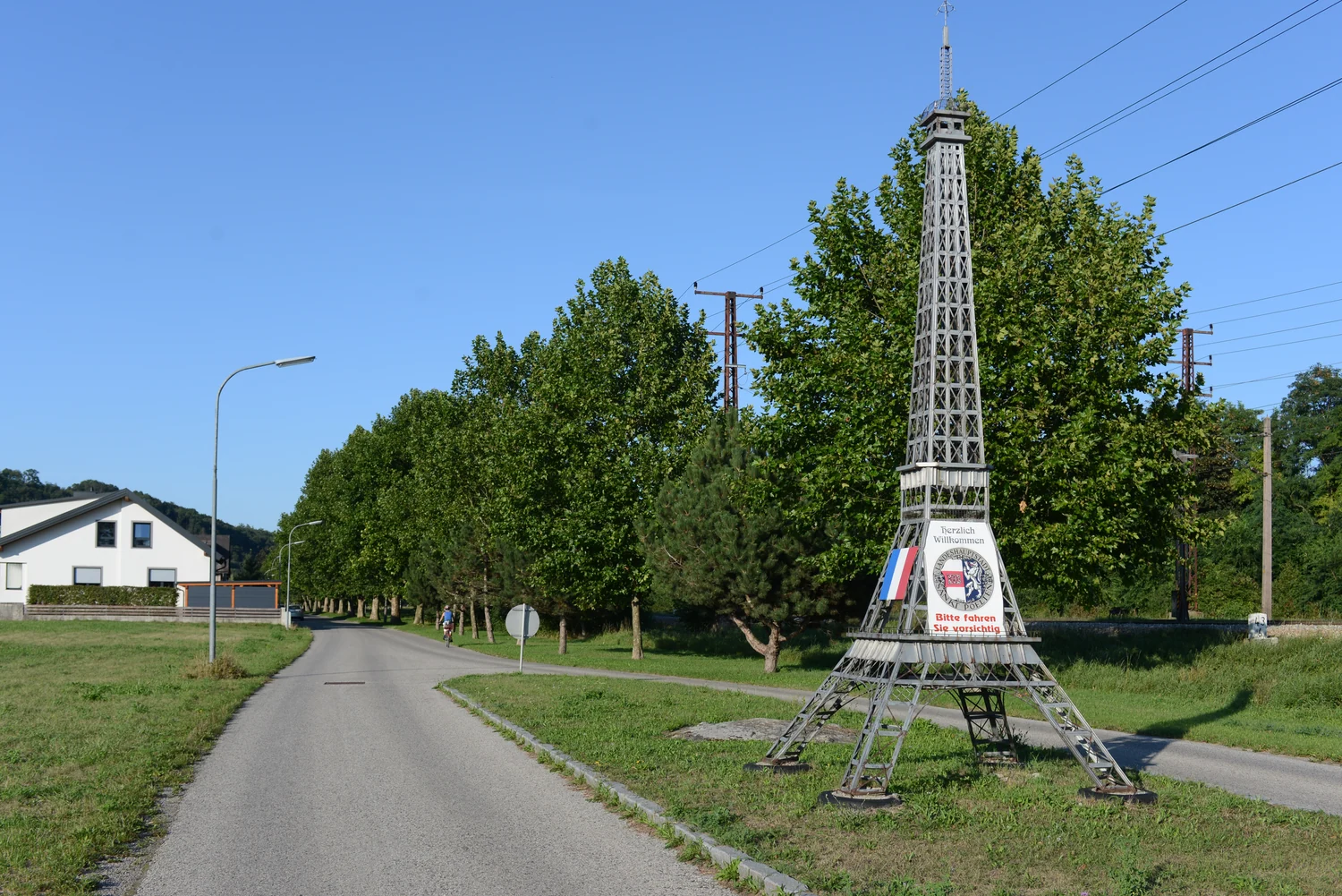 Modèle Eiffel de bienvenue de St. Pölten