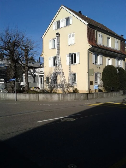 Tower on a street corner