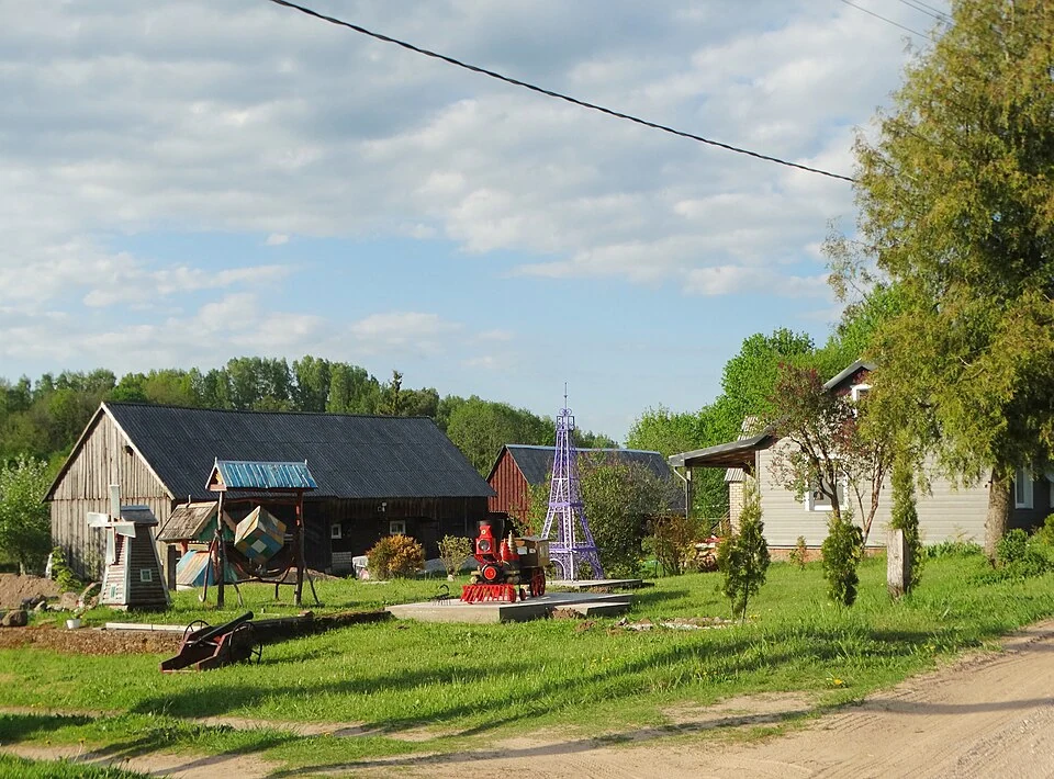 Eiffel Tower at Andriejaičiai Homestead