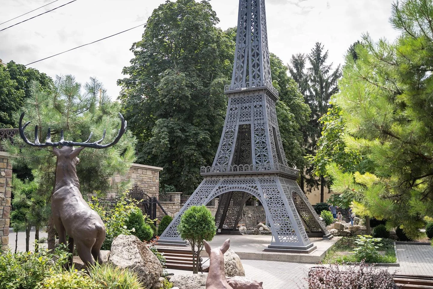 Tower outside a restaurant, Kamyanets-Podilskyi
