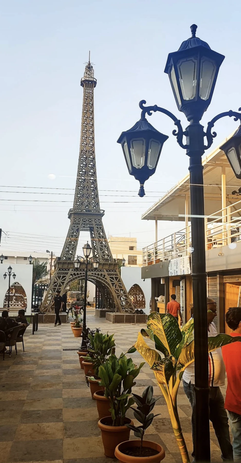Eiffel replica at Happy Street, Gondia