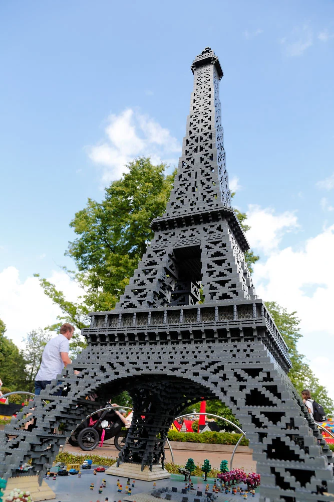 Eiffel brick model in LEGOLAND Billund Miniland