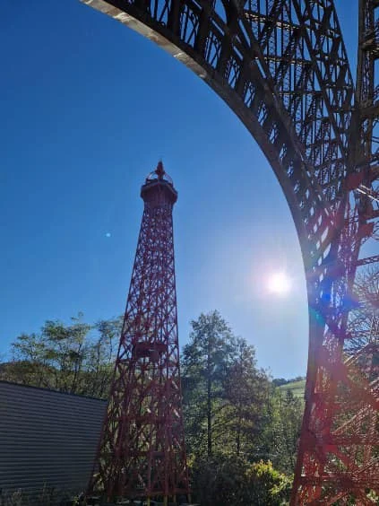 Sainte-Croix-aux-Mines Alsace Eiffel replica