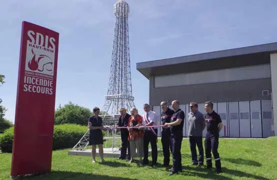 Tour Eiffel — Burnhaupt-le-Bas · SDIS fire station (fiche de recherche)